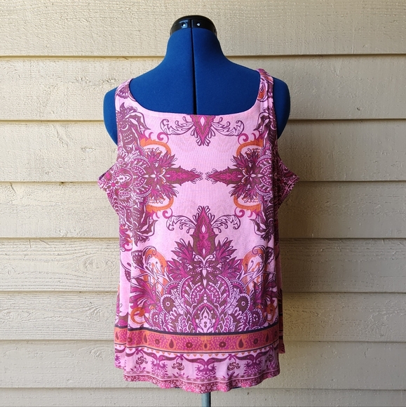 Christopher & Banks Floral Tank & Cover Set - Picture 7 of 8